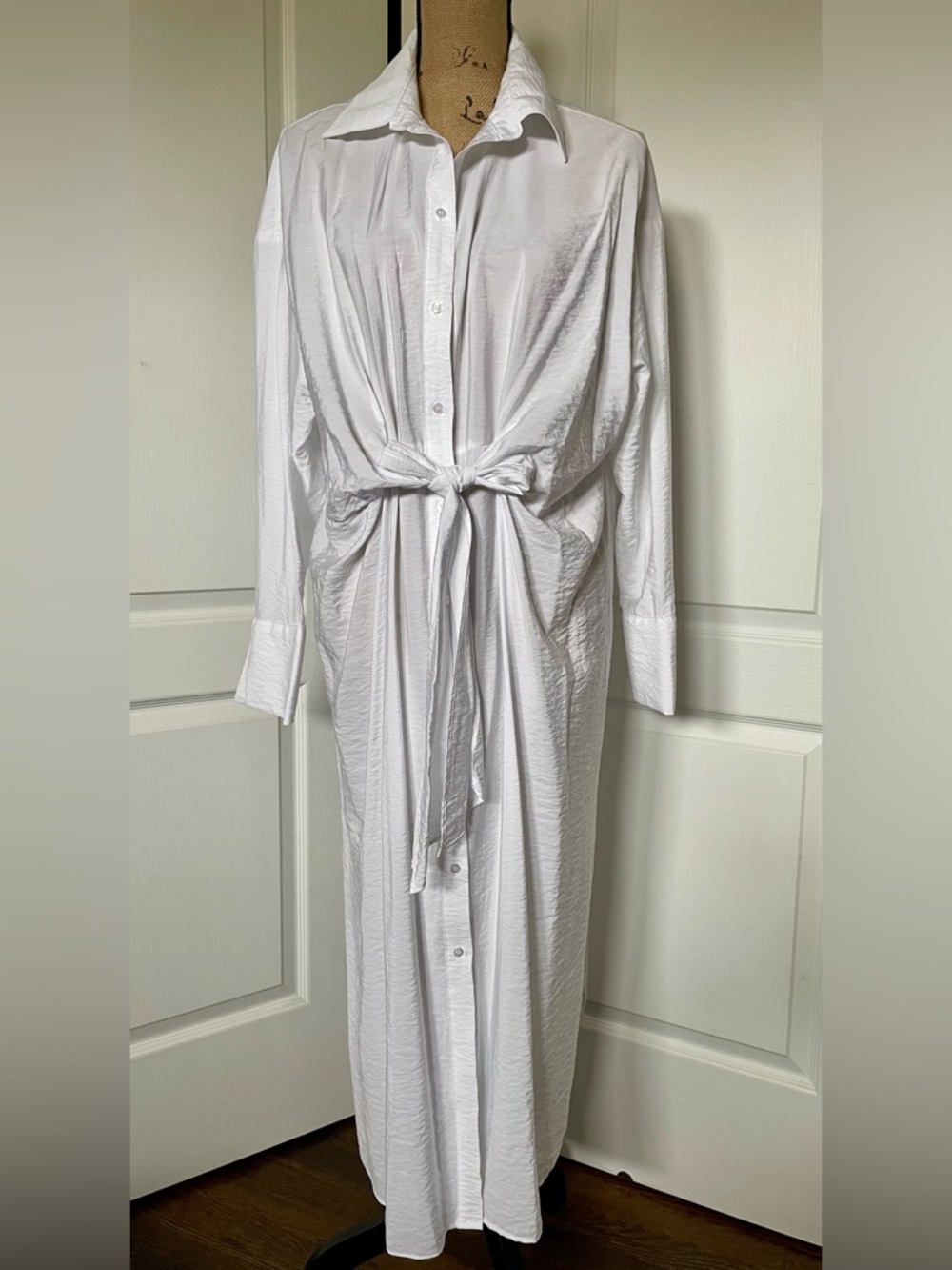 H&M Classic White Shirt Dress
